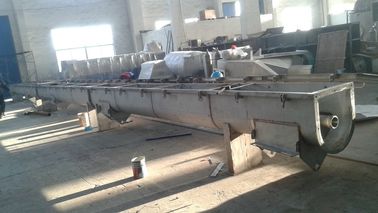 Industri Sistem Konveyor Disesuaikan Conveyor Sekrup Stainless Steel Dengan Poros