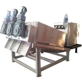 100kg / H 45KW Screw Press Dewatering Machine